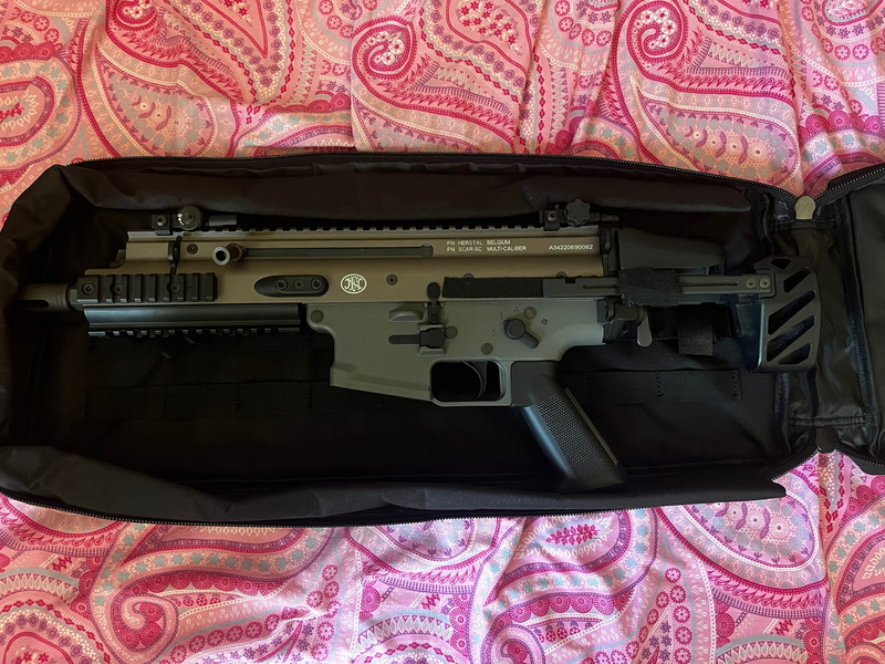 Image 1 for Réplique Airsoft EBBR BOLT FN SCAR-SC BRSS Grise blowback CQB - Quasi-neuve