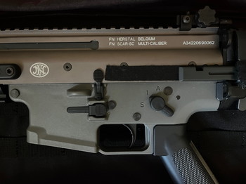 Image 3 for Réplique Airsoft EBBR BOLT FN SCAR-SC BRSS Grise blowback CQB - Quasi-neuve