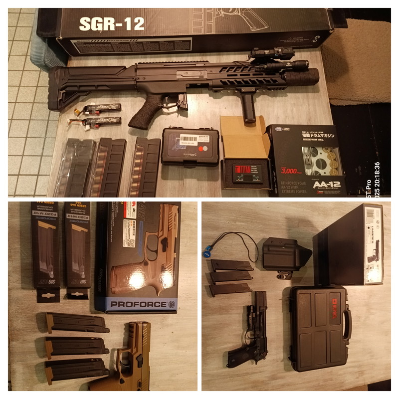 Image 1 pour 2 pistol Gbb en 1 Tm aeg