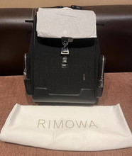 Image for Rimowa Never Still Canvas Leder Schwarz Klapp Rucksack Größe L