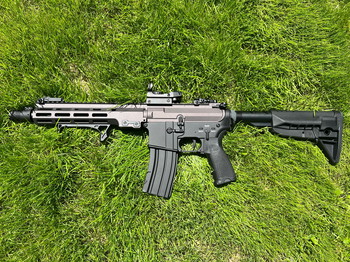 Image 2 for E&C BC-9 COMPETITION -GEN.4- S-AEG MIT BEGADI CORE EFCS / MOSFET & PRO HOPUP -SCHWARZ / SUNSET GRAY - (FREI AB 18 J.) und nachgerüstet, BEGADI PRO NEPTUN M4 / M16 CNC ALU ROTARY HOPUP UNIT
