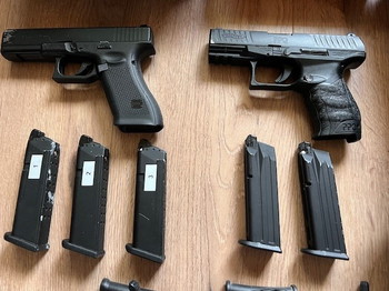 Image 5 for Te koop wegens beëindiging hobby - 1x Umarex Glock 17 Gen 5 en 1x Umarex Walter PPQ GBB met accessoires