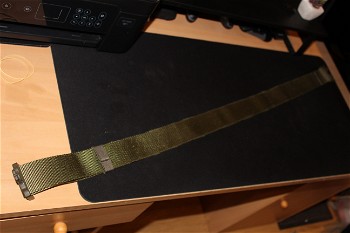 Image 3 for Tactische stevige belt 5cm breed 125cm lang Olive Drab
