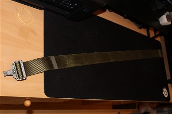 Image 4 for Tactische stevige belt 5cm breed 125cm lang Olive Drab