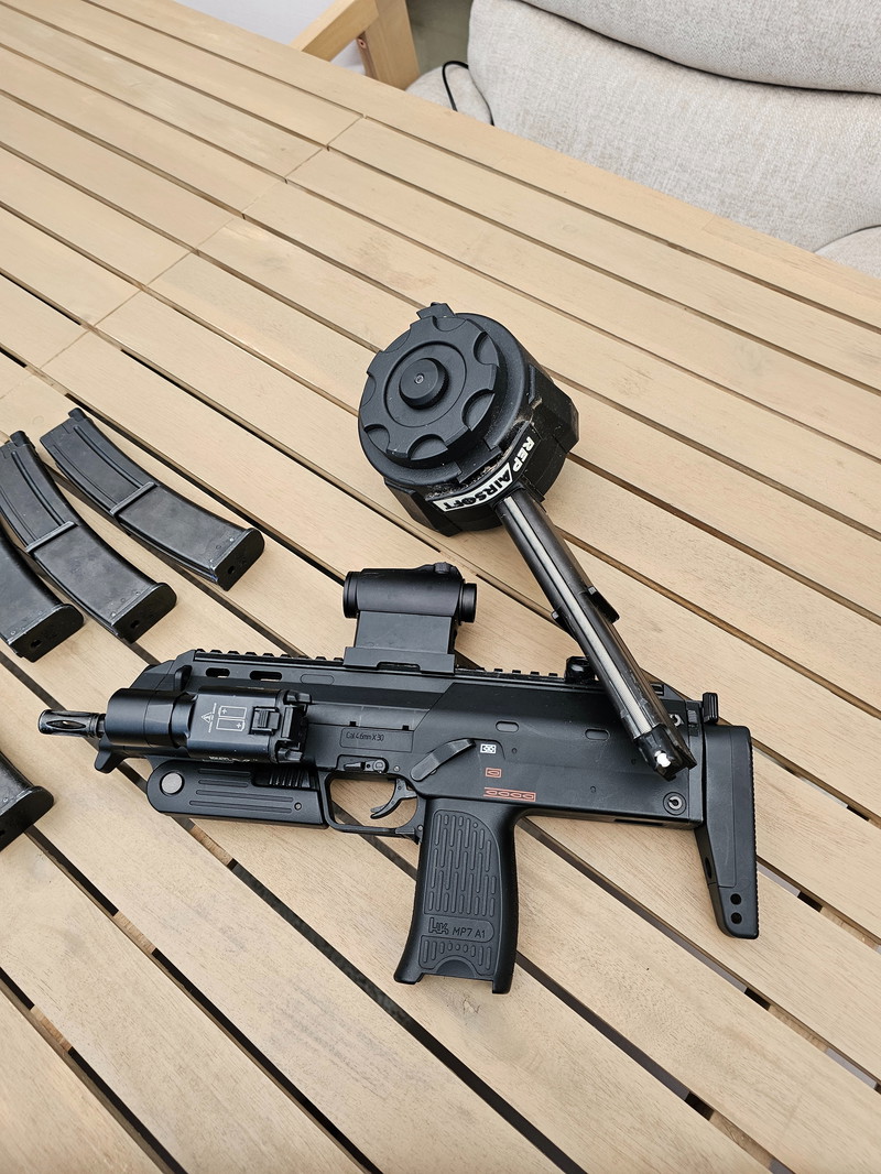 Image 1 for TM MP7 met DRUMMAG + AAP met 3 mags