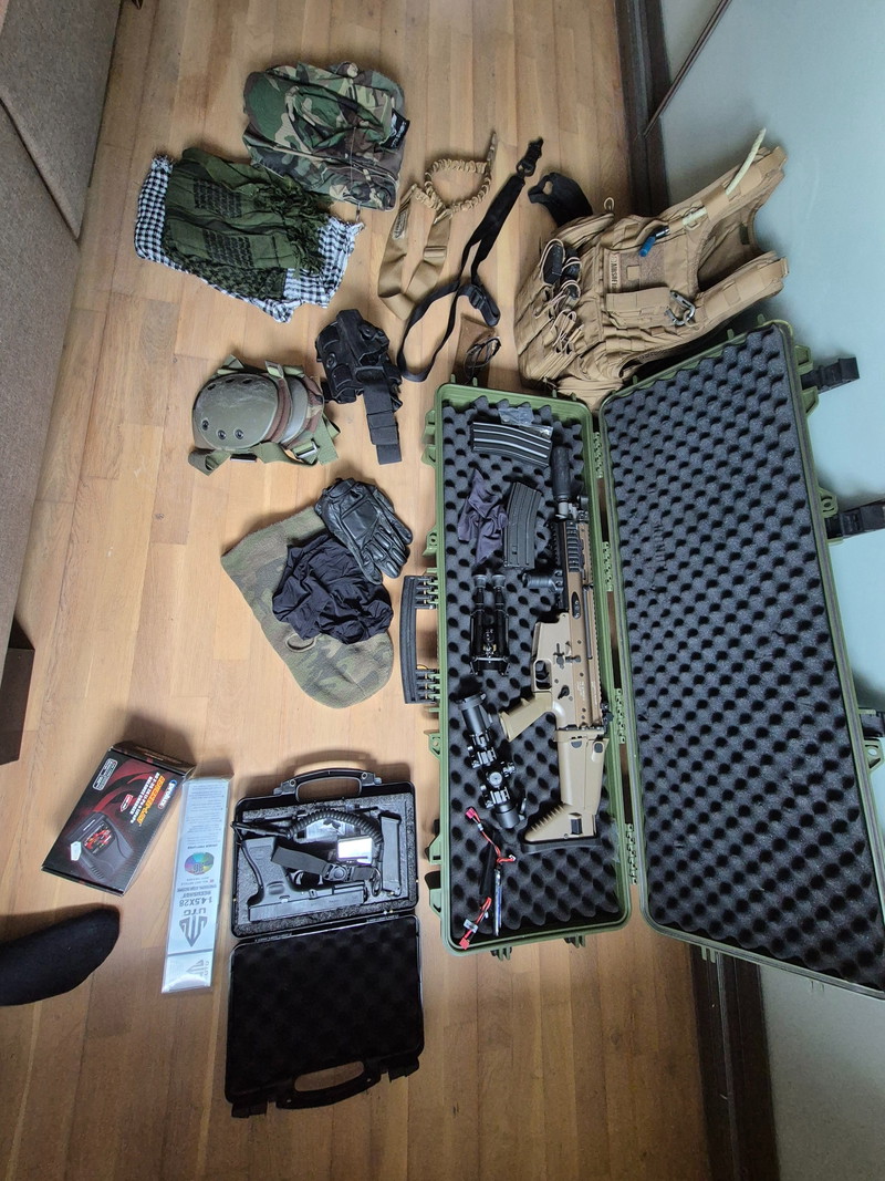 Image 1 for Volledige airsoft set