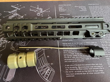 Image 2 for Z-Parts MK4 10 inch handguard voor Tokyo Marui MWS