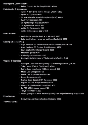 Image 5 pour High end Airsfot Gear set complete