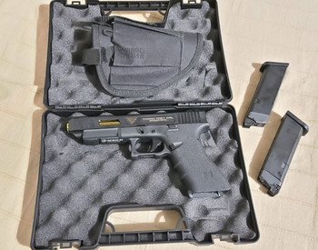 Afbeelding 3 van Glock G34  JW3 Combat Master Airsoft TTi Clone GBB Metall  Slide tuned