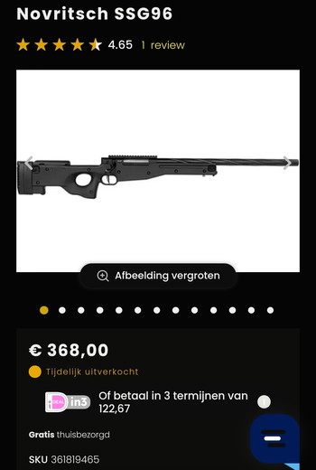 Afbeelding 3 van Novritsch SSG96 sniper