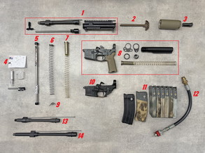 Image pour CUSTOM VFC AR M4 GBBR PARTS