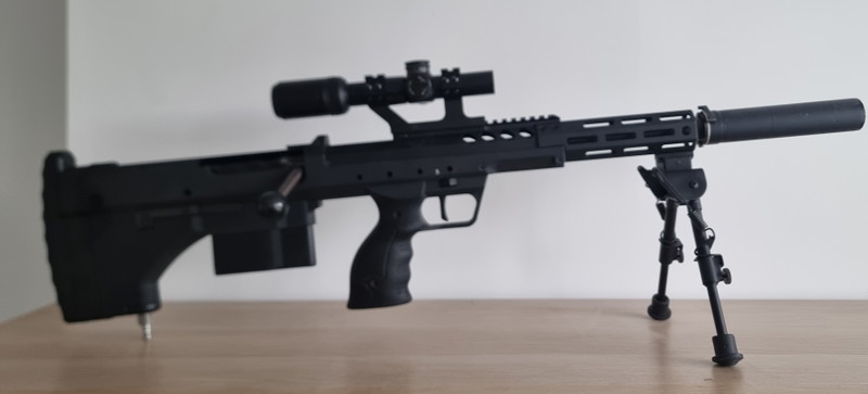 Image 1 pour Silverback Desert Tech SRS A2 Covert sniper rifle HPA Upgrade