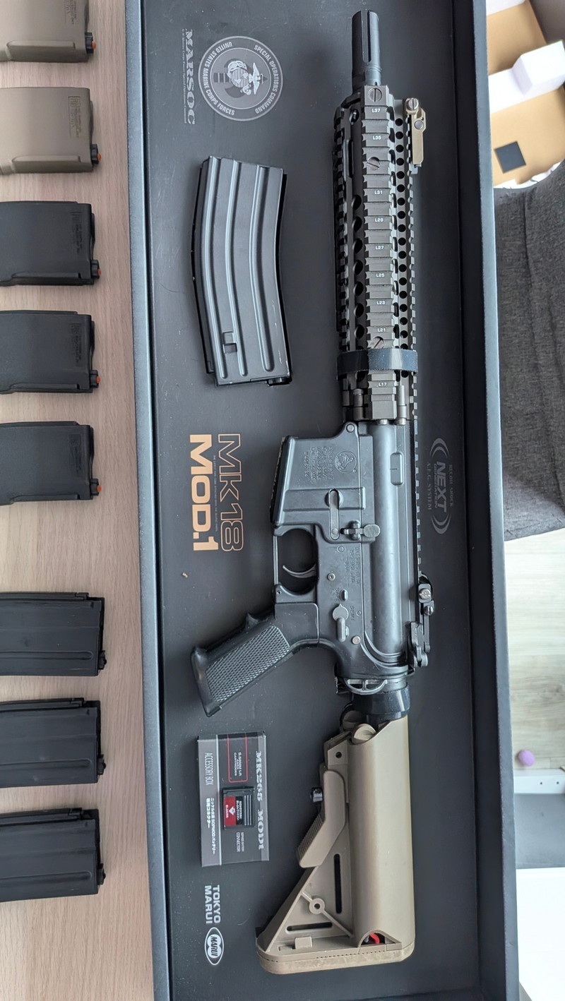 Imagen 1 de Tokyo Marui Mk18 NGRS intern geupgrade (gate titan etc.)