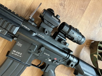 Bild 2 für Tokio Marui HK416D in zeer goede staat + accessoires