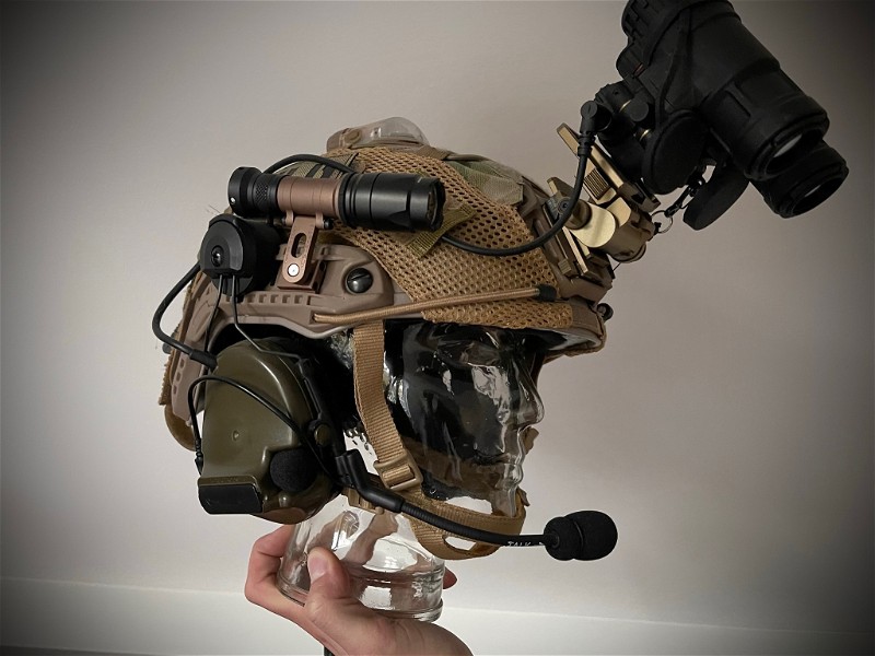 Image 1 pour FMA OpsCore style helm setup (tan/multicam)