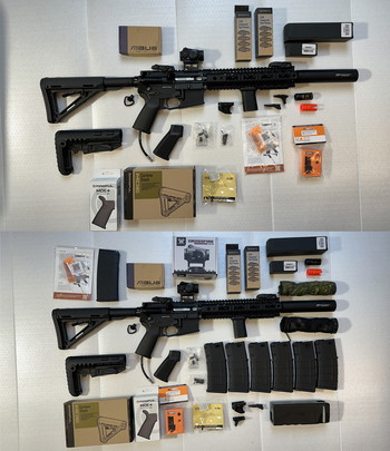 Afbeelding 2 van Wolverine Forged 10 inch INFERNO Gen 2 MTW HPA Complete HPA Set met veel extra en HPA vulstation