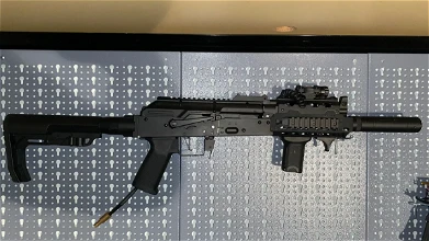 Afbeelding van Keurige HPA AK-74 CQB build met Wolverine Inferno Engine Gen2 incl. HPA fles, Tracer en Laser
