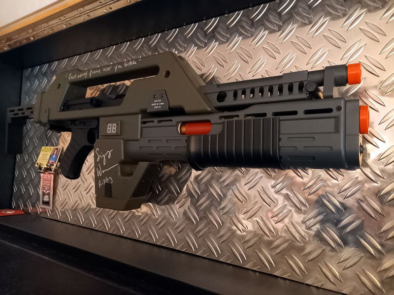 Image 1 for Signed Sigourney Weaver Alien Pulse Rifle