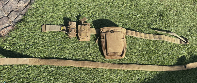 Imagen 1 de Emersongear XL Tactische LCS Combat Riem, m4, pistol en dump pouch TAN