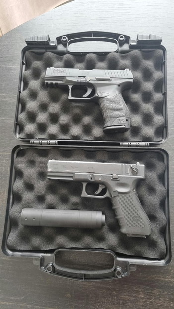 Image 4 for Glock C18 en Walther PPQ  Airsoft set