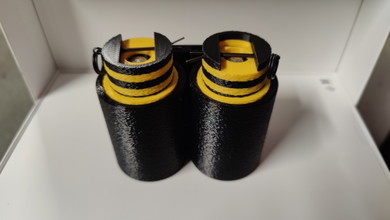 Image pour Airsoft hand grenade + grenade holder Molle