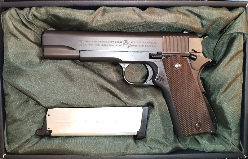 Image 1 for Tokyo Marui 1911a1 nieuwstaat! perfect voor ww2 of vietnam loadout