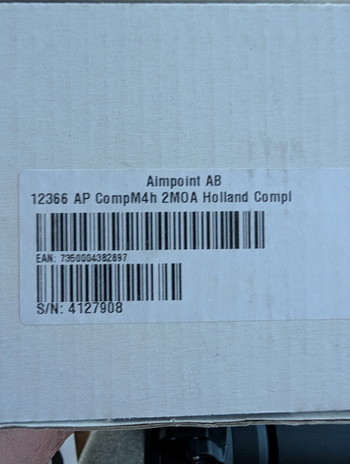 Image 5 pour Aimpoint CompM4h holland (QD-montage) (originele)
