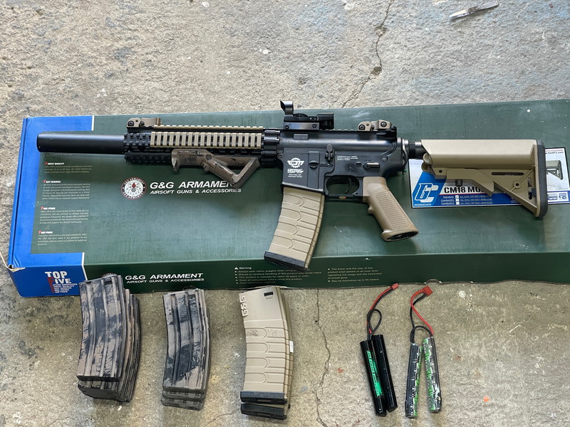 Image 1 for G&G CM18 MOD1 incl reddot, batterijen, foregrip