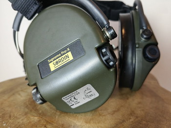 Image 2 for Sordin Supreme Pro X (Groen/Gel/Nekband) gehoorbescherming