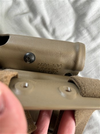 Image 4 pour Safarand glock 17/22 holster tan met flashlight.