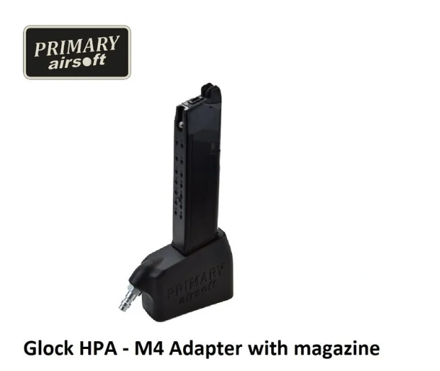 Image 1 for Primary AirsoftGlock HPA M4 Adapter for WE-AW-AAP with magazine