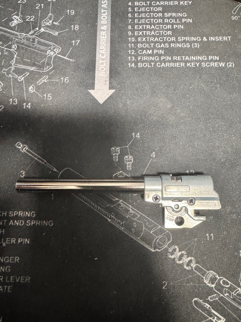 Image 1 pour 87mm Precision Barrel w/TM/WE/AW Hi-Capa/1911 hop-up chamber