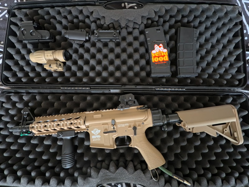 Bild 1 für G&G CM16 Raider tan - HPA - Krythera Semi auto v2