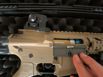 Bild 2 für G&G CM16 Raider tan - HPA - Krythera Semi auto v2