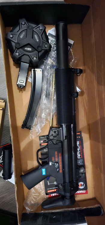 Afbeelding 4 van WE MP5SD3 GBB inc drum mag en upgrades ZGAN!