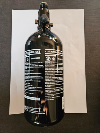 Imagen 2 de HPA tank aluminum 0,8L ASG tank regulator