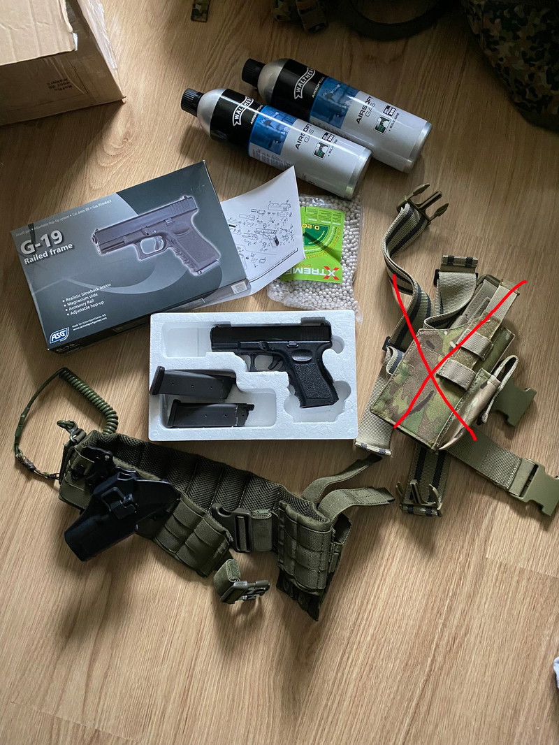 Image 1 for Verkoop backup Glock + toebehoren