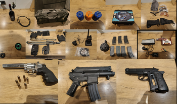Image 4 for complete airsoft set: VFC HK416 HPA, Tokyo marui Gspec, Tokyo marui MK23 socom, alle accesoires en toebehoren erbij