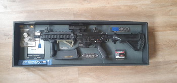 Afbeelding 2 van Tokyo Marui HK416D Als nieuw! Moet snel weg!