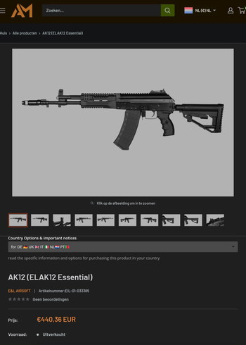 Afbeelding 5 van AK12  E&L | Full Metal | MOSFET Edition
