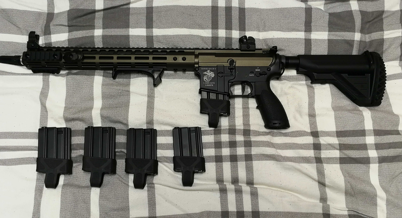 Bild 1 für Specna Arms Bronze UPGRADED DMR (NAGELNIEUW)