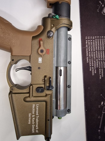 Afbeelding 2 van HK416 A5 Ral 8000 Joule 1,8