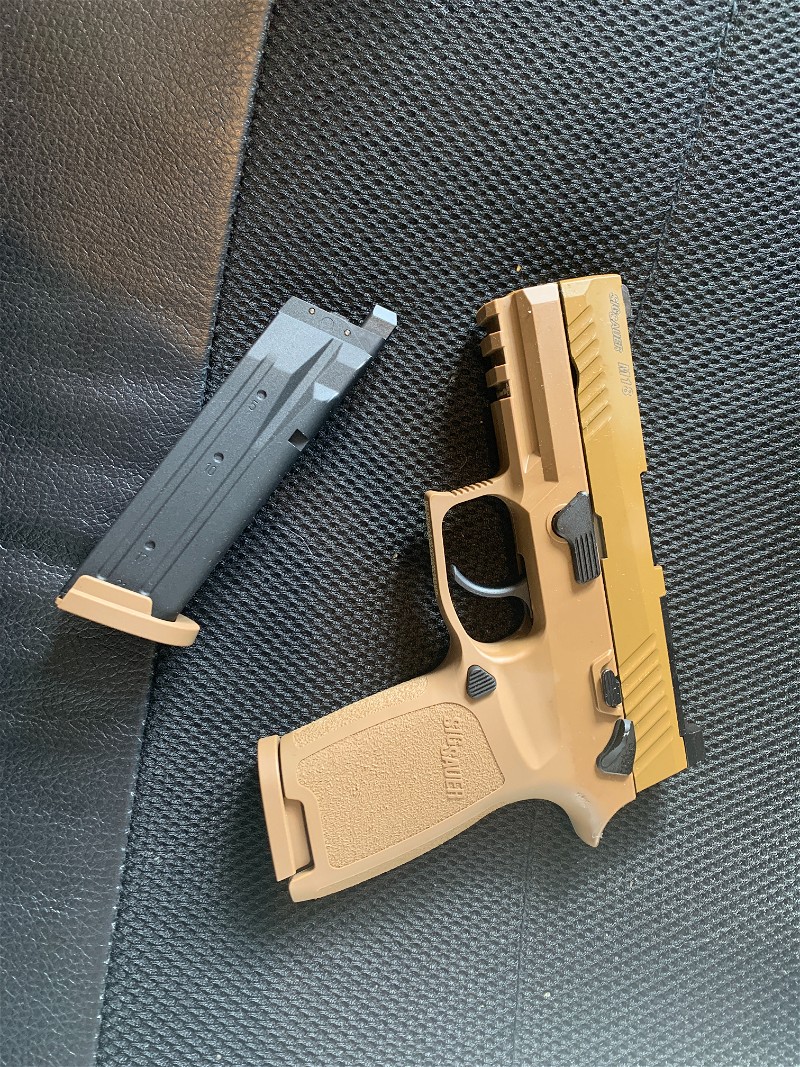 Image 1 for Sig Sauer M18 GBB pistol green gas