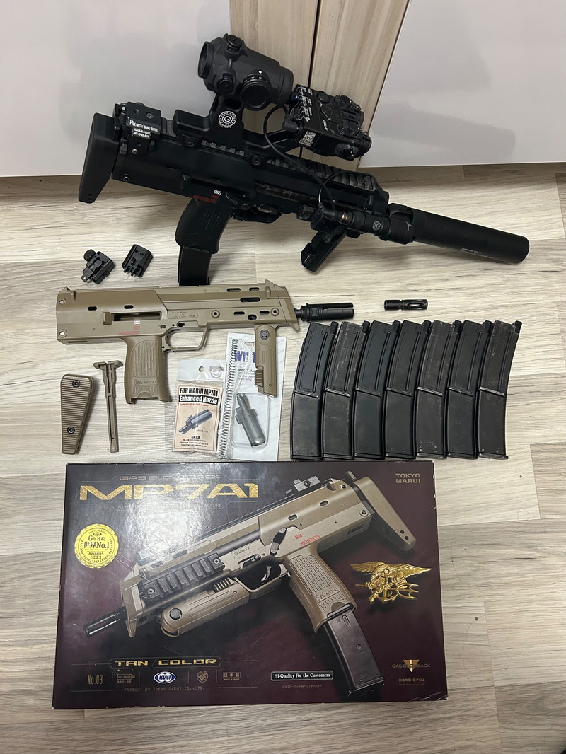 Afbeelding 1 van Tm MP7 gbb FULL SET