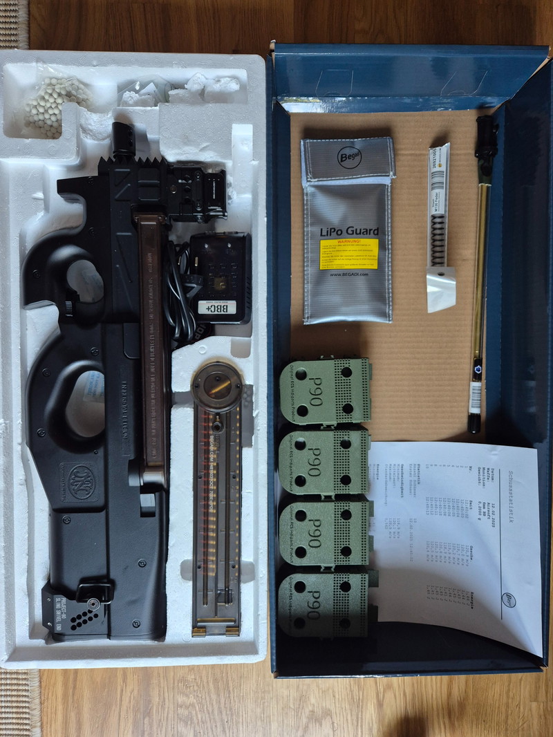 Image 1 for Cyma P90 Begadi voll Upgrade + Zubehör