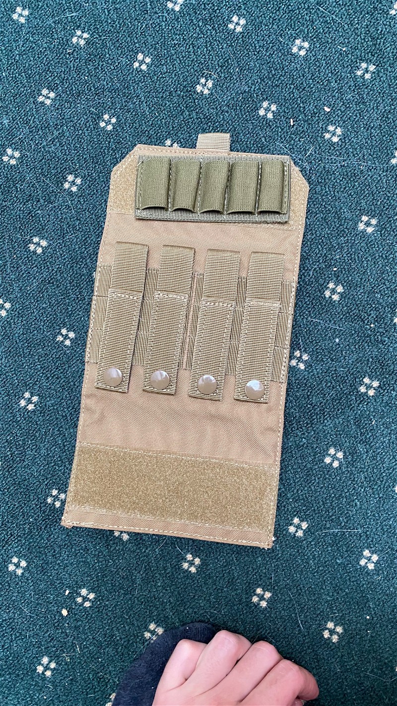 Image 1 for Shotgun shell pouch - tan