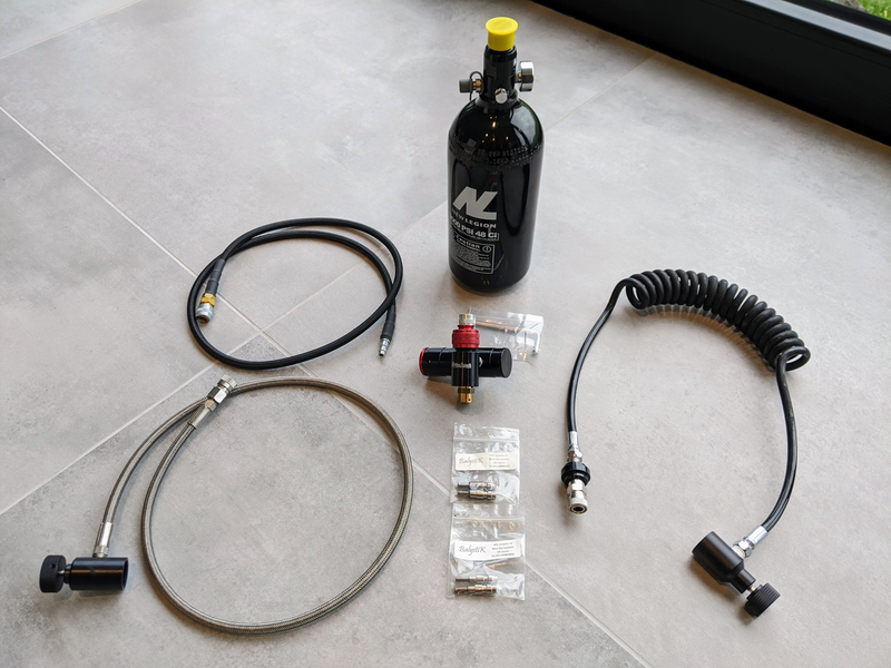 Image 1 pour HPA set (bottle + regulator + acc)