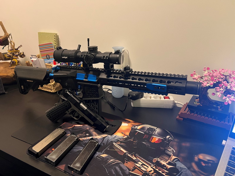 Imagen 1 de Colt M4 Blast Blue Fox Cybergun - Tokyo Marui Night Warrior GBB