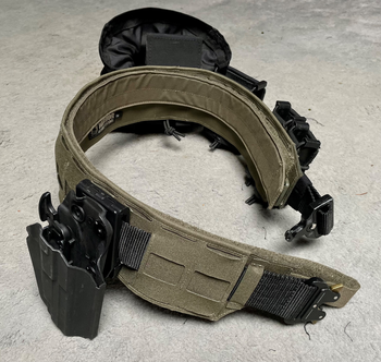 Afbeelding 2 van Warrior Assault System low profile belt laser cut ranger green + cobra belt