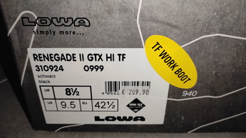 Image 3 for Lowa renegade GTX high